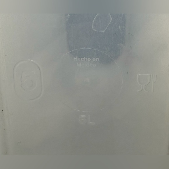 Tupperware Modular Mates 3 Pc Set 5L + (2) 2.3L Blue Lids Tall Canisters - Picture 4 of 6